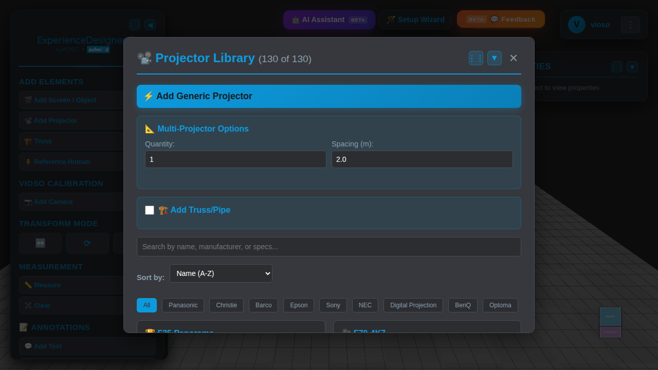 Projector Library - Select Professional Projector
